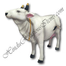 Plain Colour Gaay (Cow) Animal Fiber Swarup / Khilona