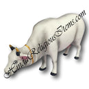 Plain Colour Gaay (Cow) Animal Fiber Swarup / Khilona