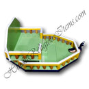 Wooden Naav (Boat) With Metal Tin Base (Patra Vali)