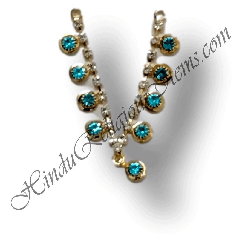 Gold Metal Traval Diamond Mala