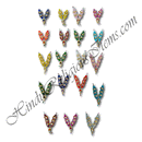 Colored Moti Mala With Diamond (M-18)