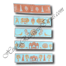 Cotton Kesar Chandan Mora Patta