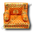 Polka dots  Sinhasan Gadi, Takiya And Pithika Set