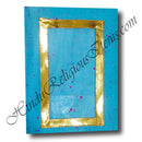 Chitraji Cotton Vasanti / Chatna Vastra with Golden Lace (VCVGL-1)