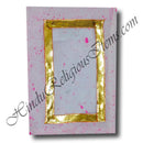 Chitraji Cotton Vasanti / Chatna Vastra with Golden Lace (VCVGL-1)