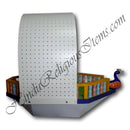 Wooden Naav (Boat) With Metal Tin Base (Patra Vali)