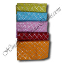 Doriya with Criss Cross Silver Lace Fabric/ Kapad [DXX]