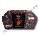 High-Quality MDF Girikandra With Frame of Shrinathji Pratham Milan / Mangla Swarup Cut Out