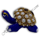 Kundan With Moti Metal Meenakari Painted 3D Khilona (Animal toys)