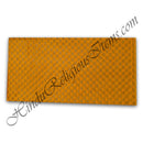 Cotton With Basma Chappa With Golden Leaf Print Fabric/Kapad(CBCGLP)