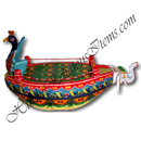 Wooden Painted Naav (Boat)
