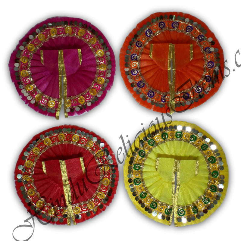 Lalan Round Vastra With Golden Tikli Decoration (VR-13)