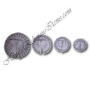 Lalan Cotton Round Vastra With Silver Jhari Lace (VR-2)