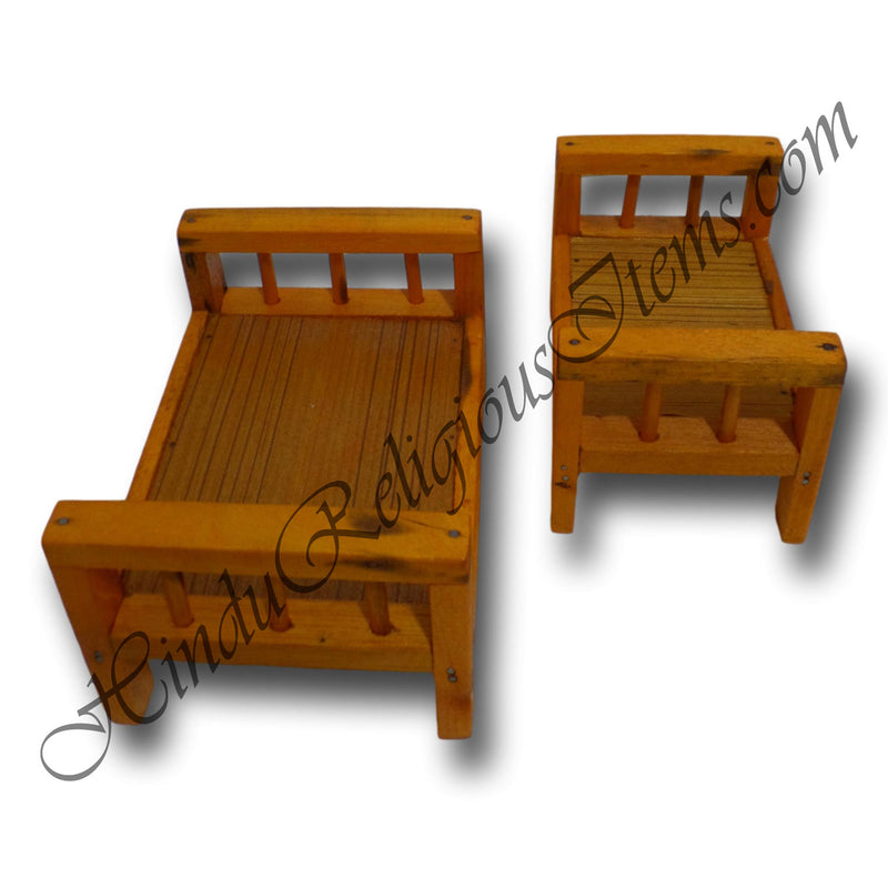 Simple Wooden Palang (Bed)