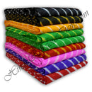 Cotton Malmal Hand Dyed Leheriya Print Fabric/ Kapad(CMHDL)