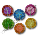 Lalan Doriya And Jhari Round Vastra With Jhari Lace (VR-10)