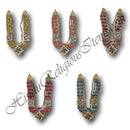 Soneri (Golden) Gadi Mala With Diamonds Studded Sathya Square Choki And Pendant (M-42)