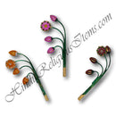 Meenakari Metal Kamal Chadi (KCMM-2)