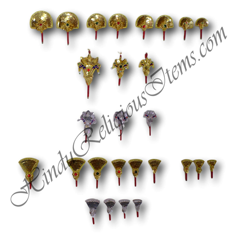 Jhari Gold Or Silver Tiki/Chamak Chandrika, Ghera and Mor Shika(JGST-1)