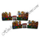 Vasant / Holi Utsav MDF Wood Cut Out Set