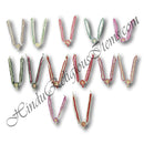 Velvet Gadi Mala With Gold or Silver Moti