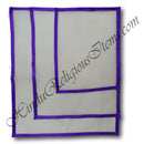 White Cotton Pichwai With Satin lace (Magji)(WCSL)