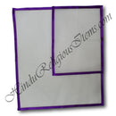 White Cotton Pichwai With Satin lace (Magji)(WCSL)