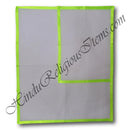 White Cotton Pichwai With Satin lace (Magji)(WCSL)