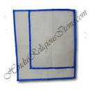 White Cotton Pichwai With Satin lace (Magji)(WCSL)