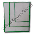 White Cotton Pichwai With Satin lace (Magji)(WCSL)