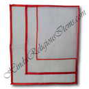 White Cotton Pichwai With Satin lace (Magji)(WCSL)