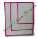 White Cotton Pichwai With Satin lace (Magji)(WCSL)