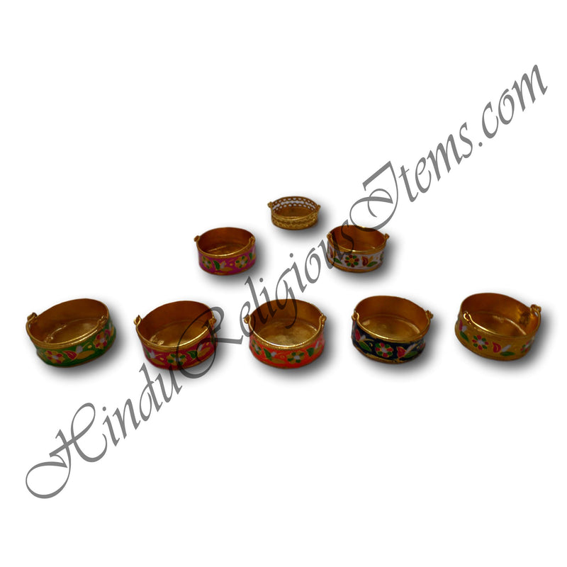 Meenakari Flower Basket
