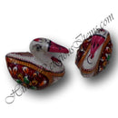Metal Meenakari painted 3D Khilona (Animal toys)