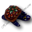 Metal Meenakari painted 3D Khilona (Animal toys)