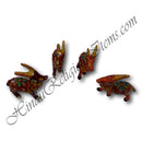 Metal Meenakari painted 3D Khilona (Animal toys)