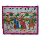 Painted Pichwai (Backdrop) With Lace