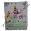 Painted Pichwai (Backdrop) With Lace