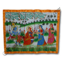 Painted Pichwai (Backdrop) With Lace