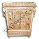 Wooden Mandir / Haveli (Temple) with Movable Parts