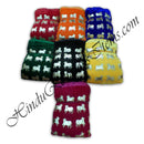 Velvet(Makhmal) With Cow Gota Patti (Patchwork) Fabric / Kapad [VCGP]