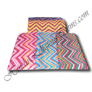 Cotton With W Shaped Two Color Rajshahi Leheriya Fabric/ Kapad(CWTRL)