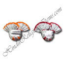 Cotton Dumala With Silver (Ruperi) Lace