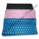 Cotton With Basma Chappa With Silver Keri Print Fabric/Kapad(CBCSKP)