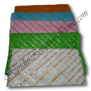 Doriya Leheriya with Golden Silver Lace (Ganga Jamuna) Fabric/ Kapad(DLGJ)