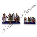 Tri-Swarup Acrylic Cut-out (GovardhannathJi, Yamunaji, Mahaprabhuji)