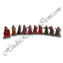 High-Quality MDF Seva Gopi Cut Out Set of 10