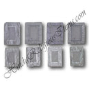 White (Safed) Jhari (Silver) Chitraji Brocade Vastra with Decorative Lace